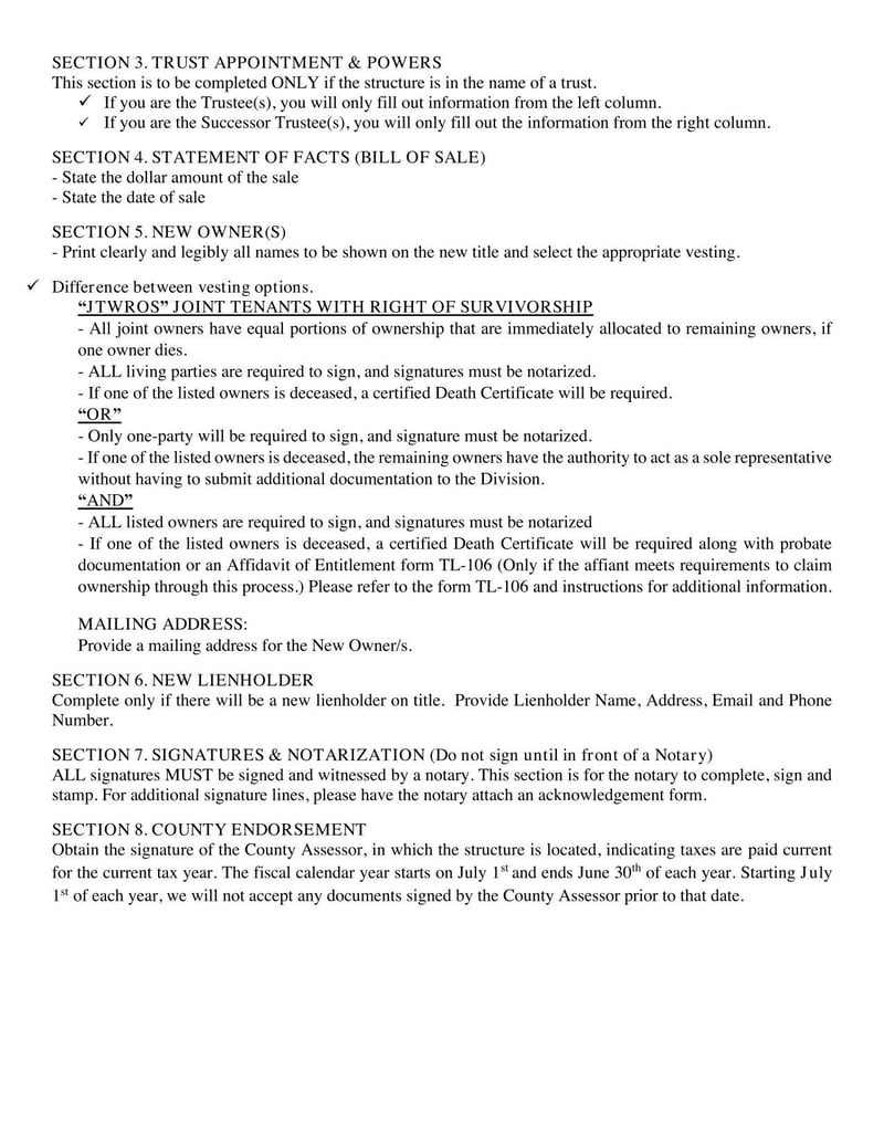 Large thumbnail of Form TL-100