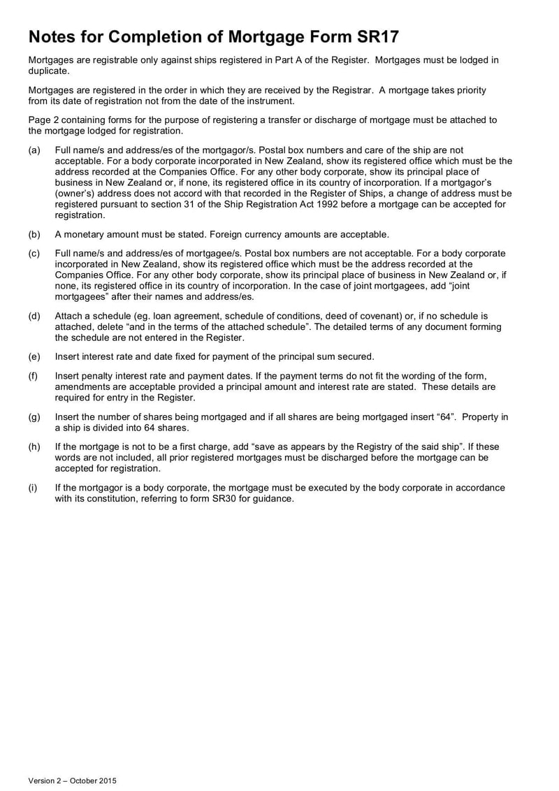 Large thumbnail of Form MNZ SR17 - Oct 2015