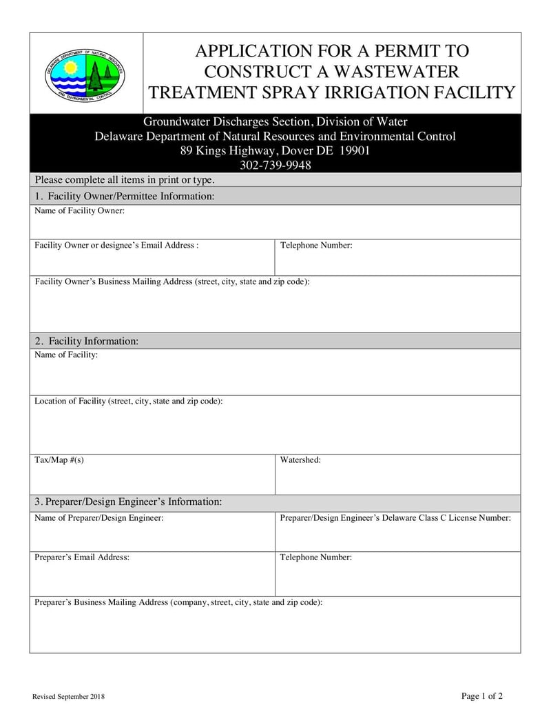 Large thumbnail of Waste Transporters Permit Application - Sep 2018