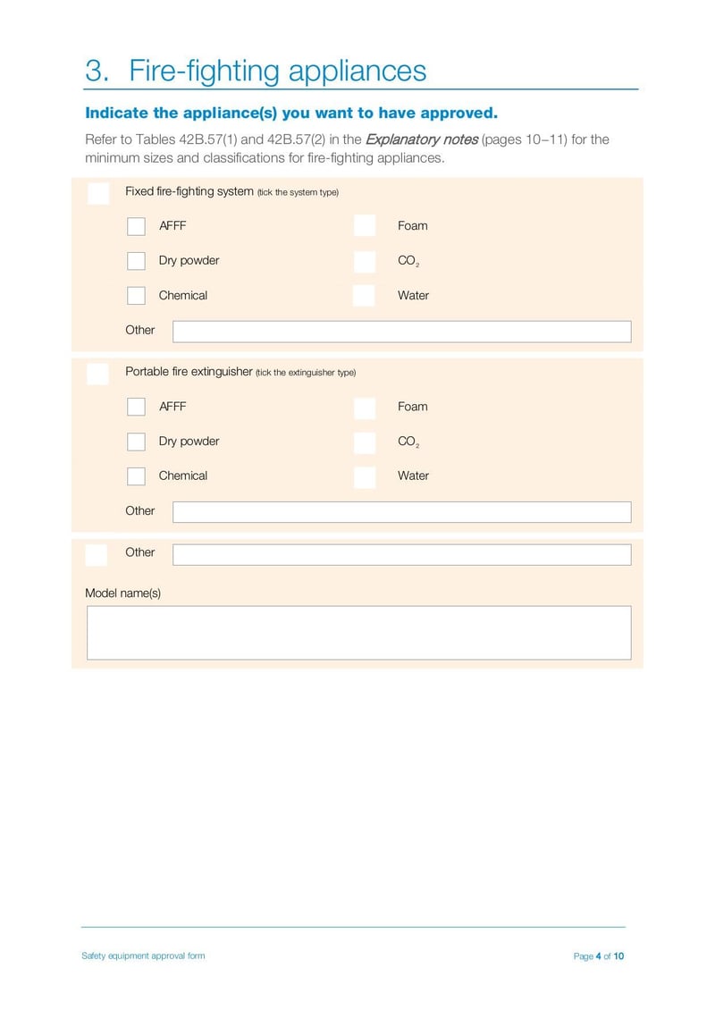 Large thumbnail of Safety Equipment Approval Form - Jul 2019