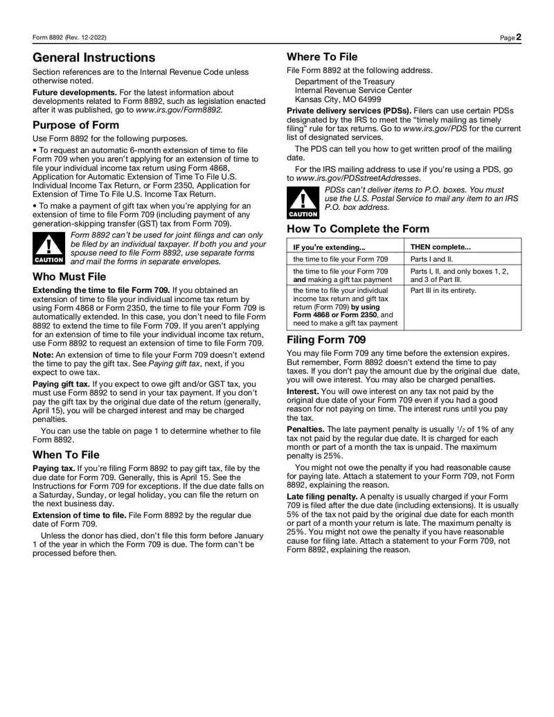 Large thumbnail of Form 8892 - Dec 2022