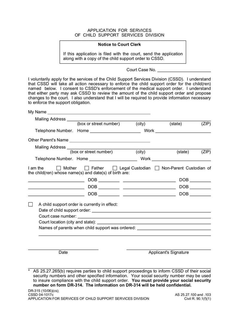 Large thumbnail of Request for Modification of Child Support Order - Feb 2008