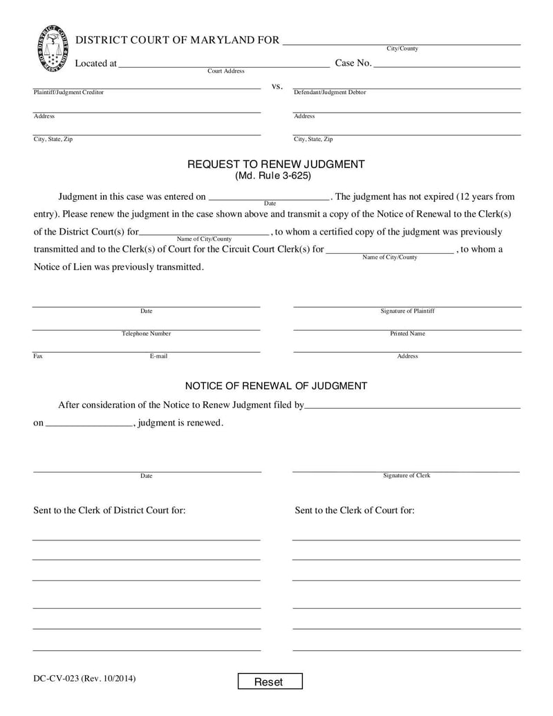 Large thumbnail of Form DC-VC-023 - Sep 2017