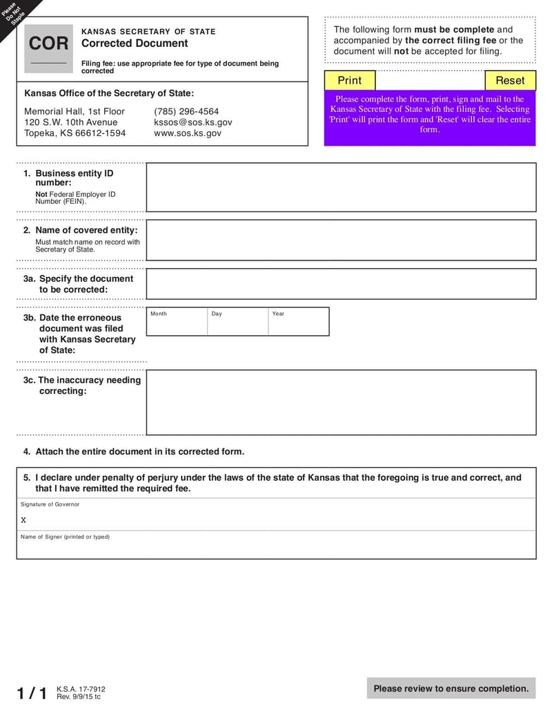 Large thumbnail of COR Form - May 2021