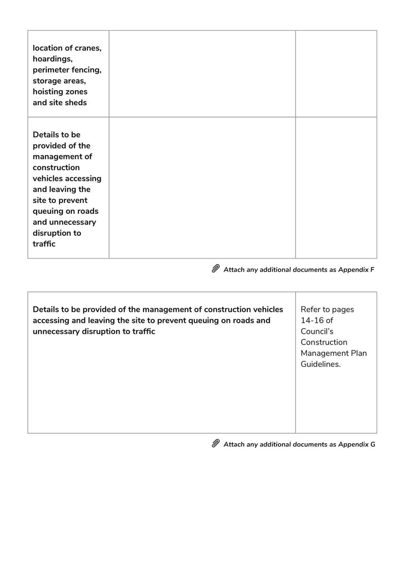 Thumbnail of Construction Management Plan Template - page 9