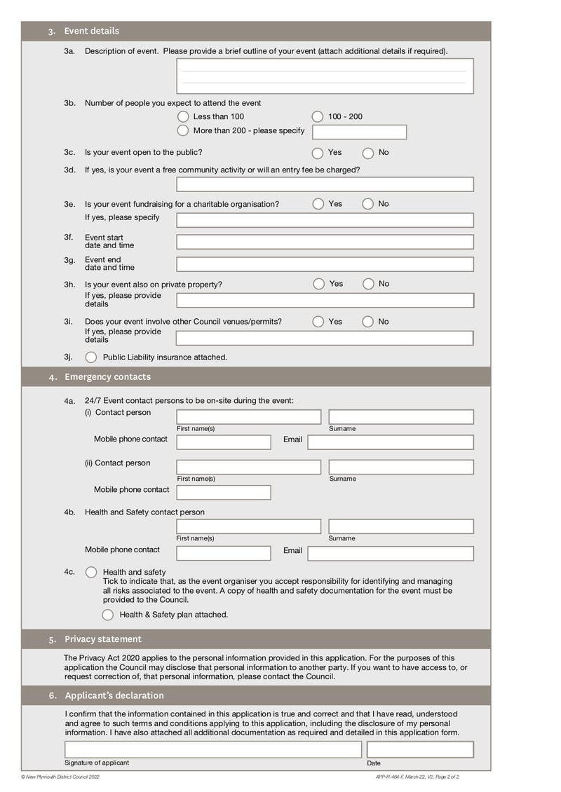Large thumbnail of Form 464 Application for Event Traffic Management - Mar 2022