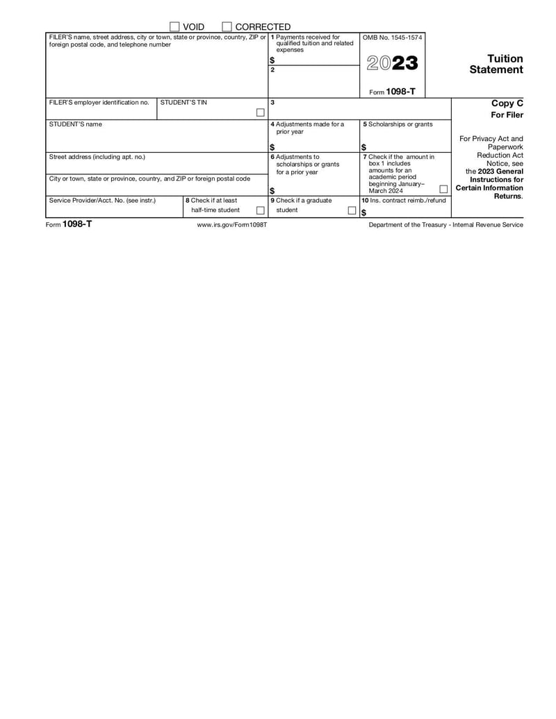 Large thumbnail of Form 1098-T - Nov 2022