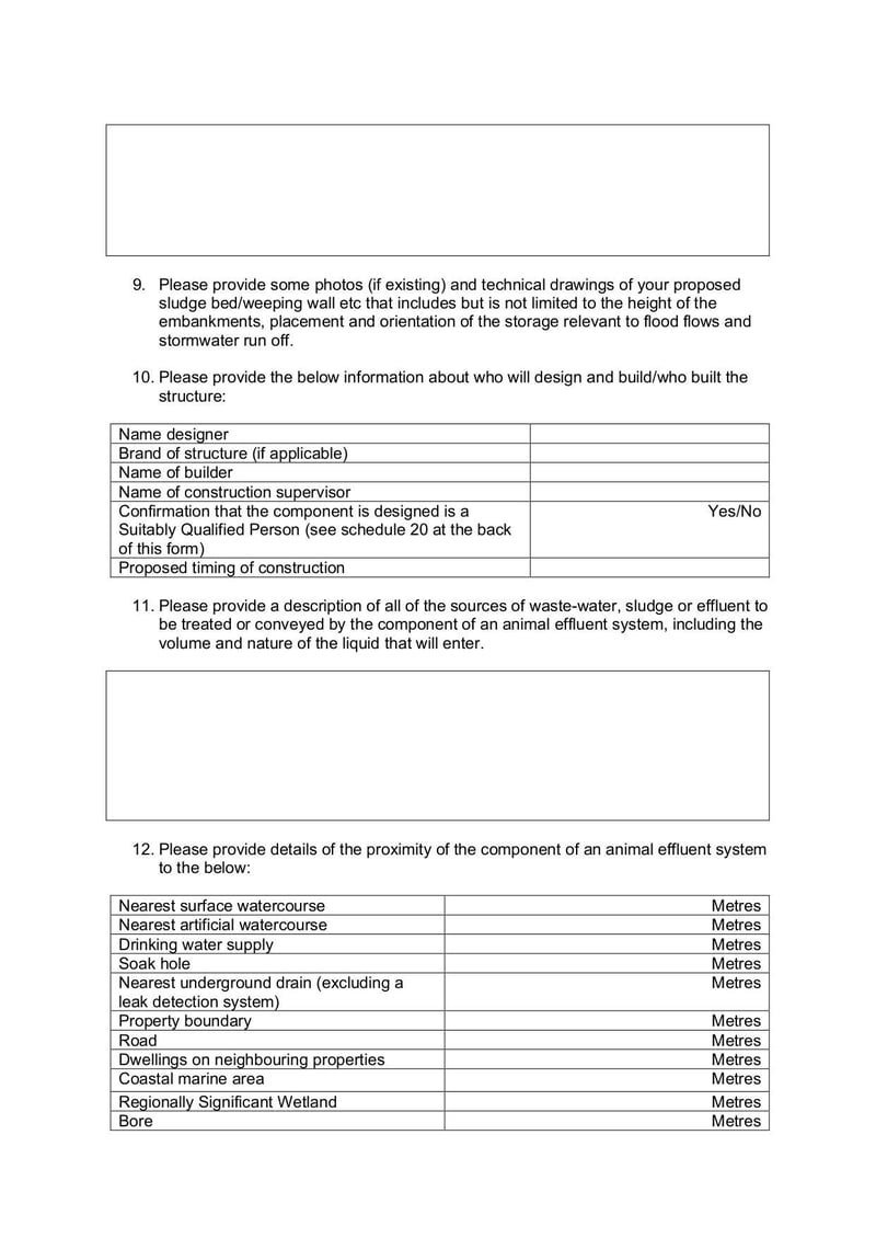 Large thumbnail of Form 29 Use of Land for the Construction Use and Maintenance of a Component of an Animal Effluent System - Jun 2022