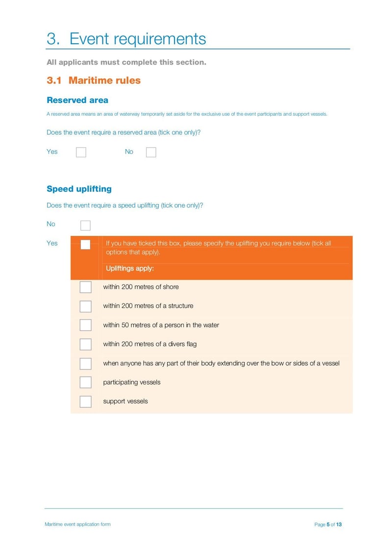 Large thumbnail of Maritime Event Application Form - Dec 2019