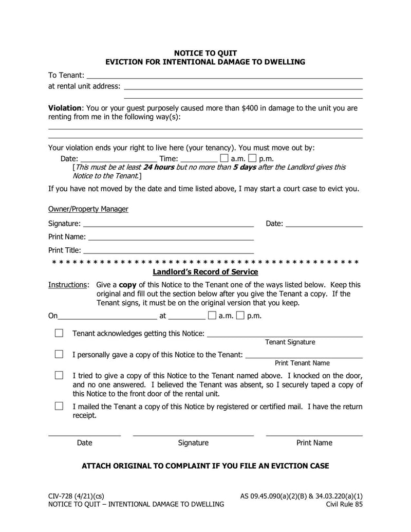 Large thumbnail of Form CIV-728 - Apr 2021