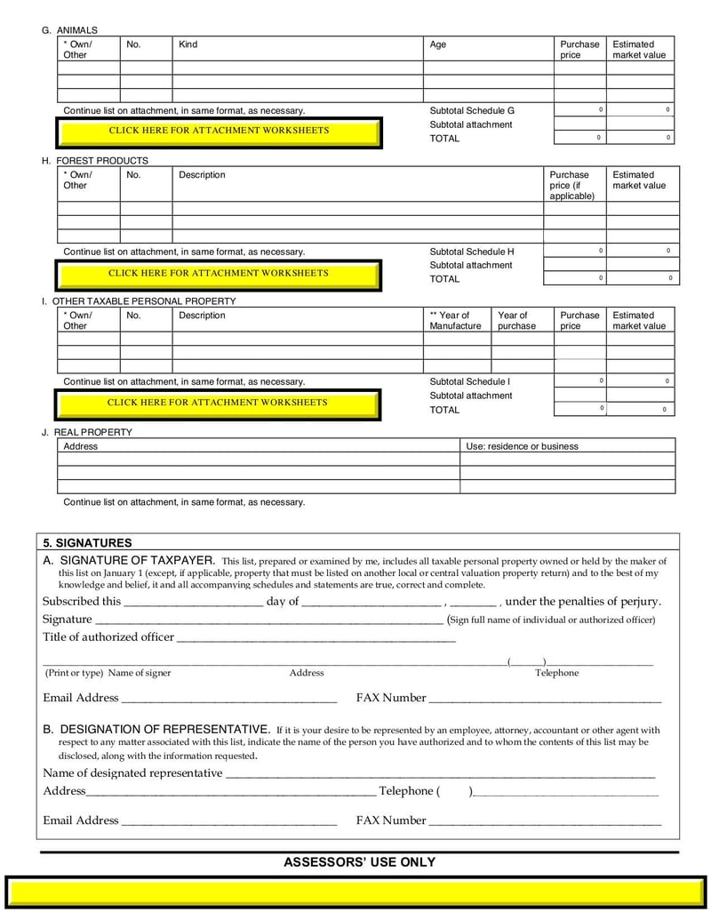 Large thumbnail of State Tax Form 2 Return of Personal Property Subject to Taxation - Sep 2017