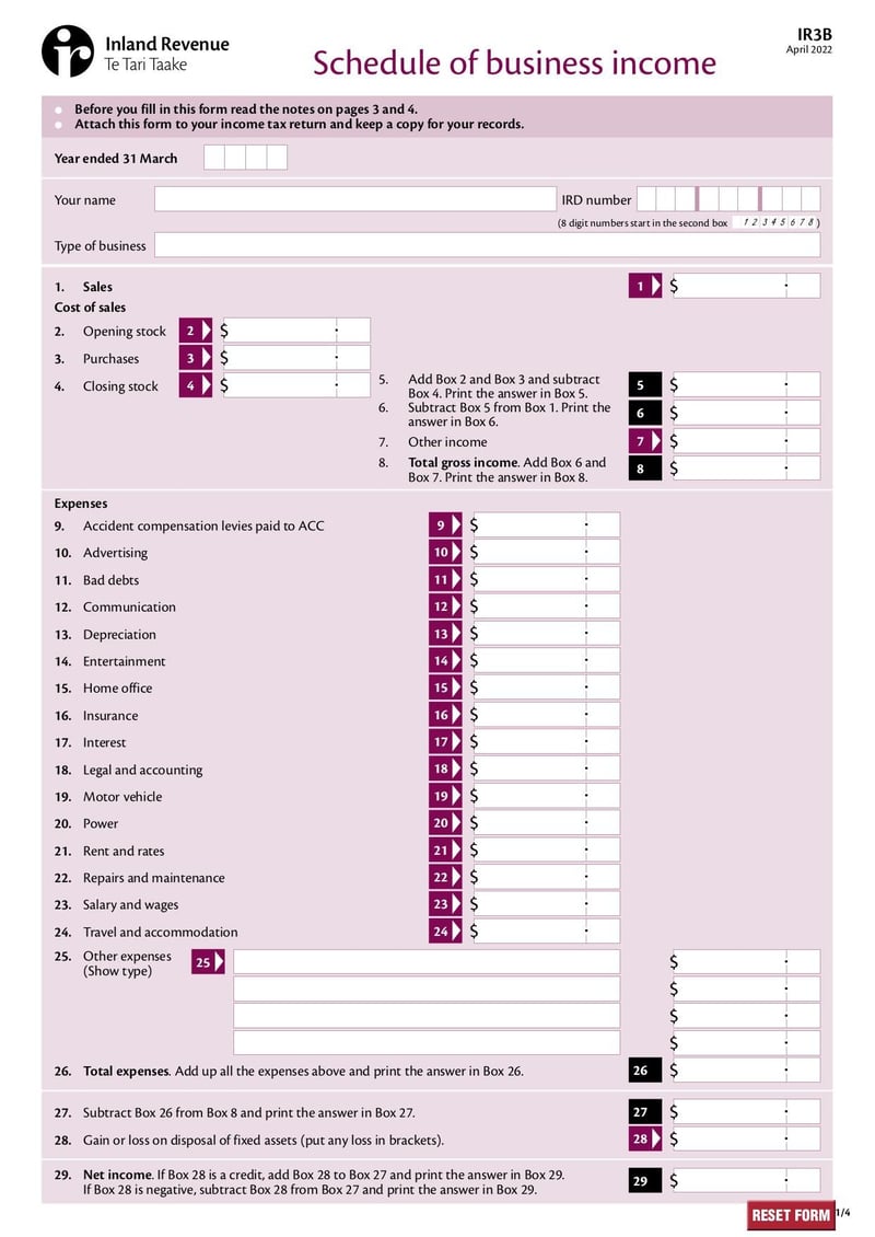 Large thumbnail of Form IR3B - Feb 2022