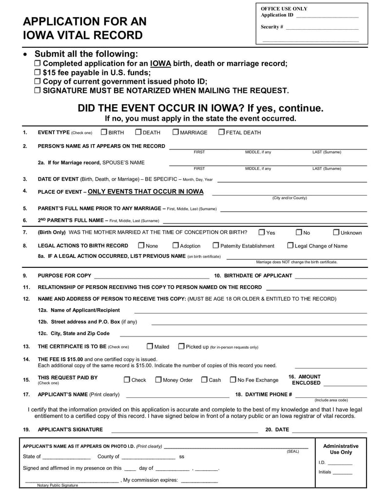 Large thumbnail of Application for Certified Copies - Jan 2020