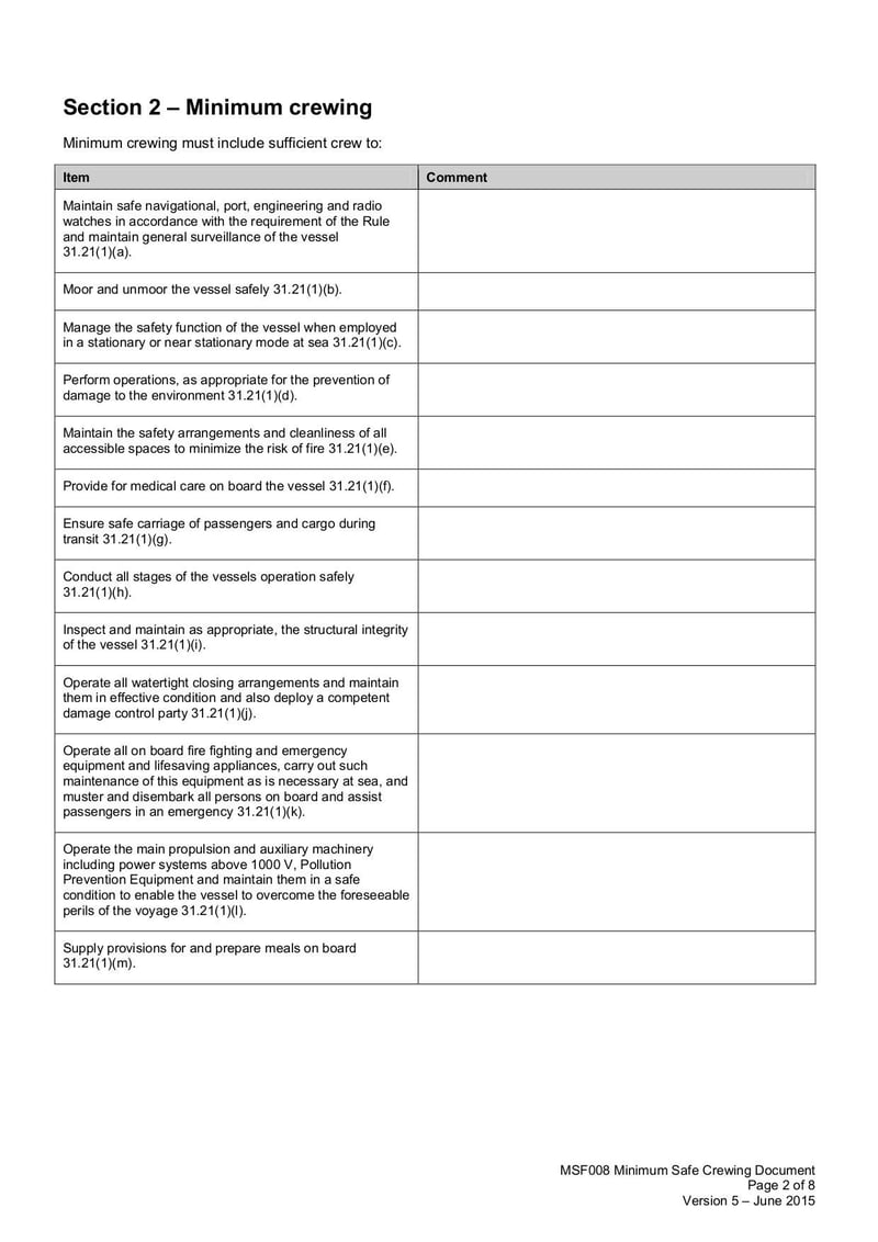 Large thumbnail of Minimum Safe Crewing Form - Jun 2015