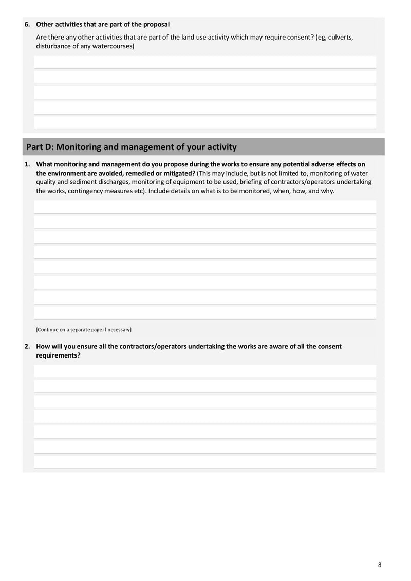 Large thumbnail of Form 6e Land Use Consent Application for Roading Tracking Vegetation Clearance Forest Harvesting Soil Disturbance - Mar 2022