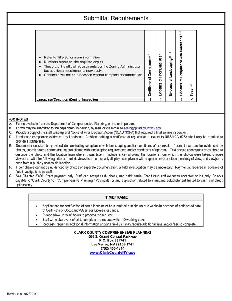 Large thumbnail of Certificate of Compliance - Jan 2019