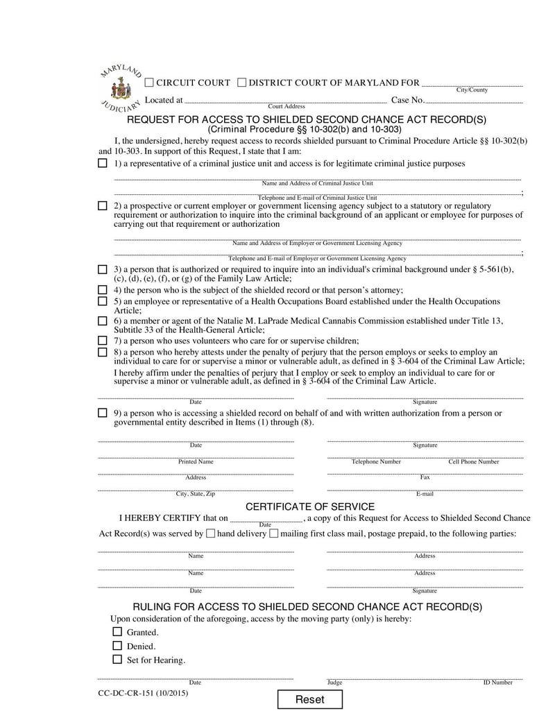 Large thumbnail of Form CC-DC-CR-151