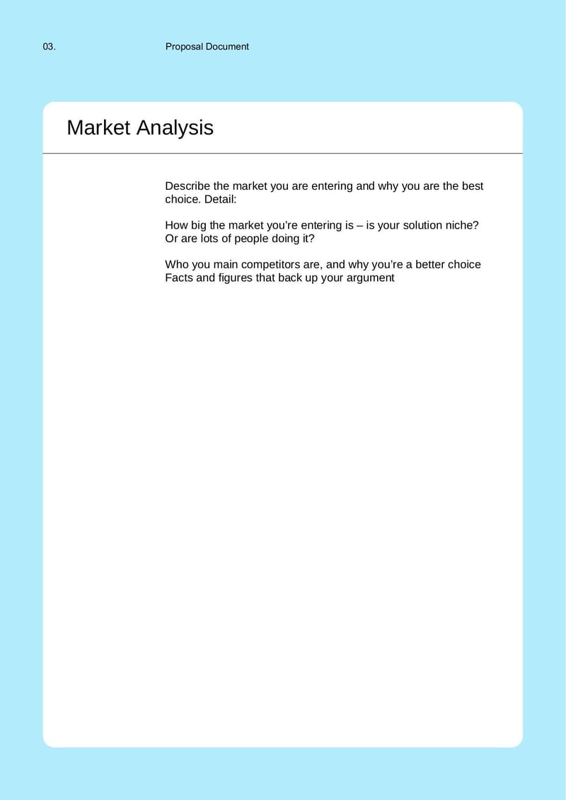 Large thumbnail of Formally Solicited Business Proposal Template