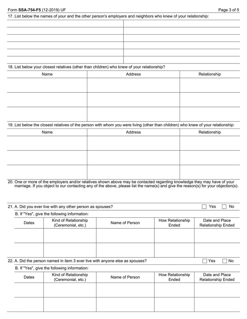Large thumbnail of Form SSA-754-F5