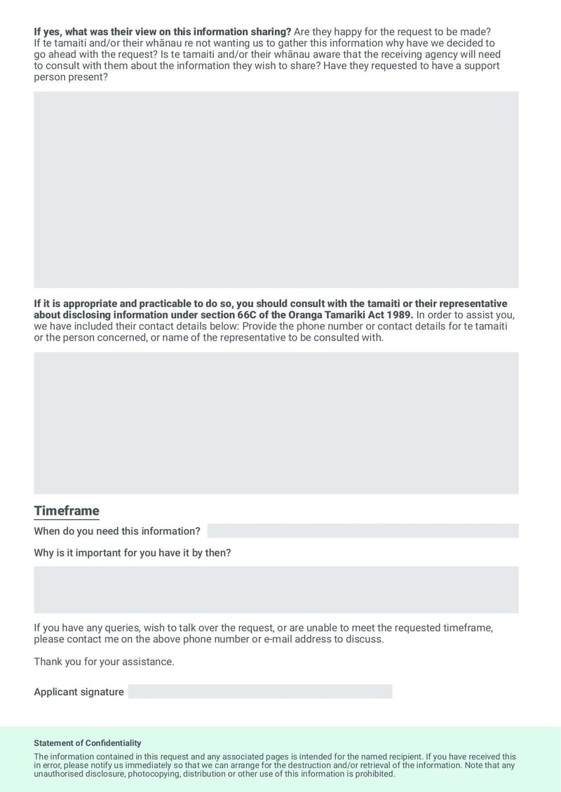 Large thumbnail of Information Sharing Request Template Agency to Agency - Jun 2022