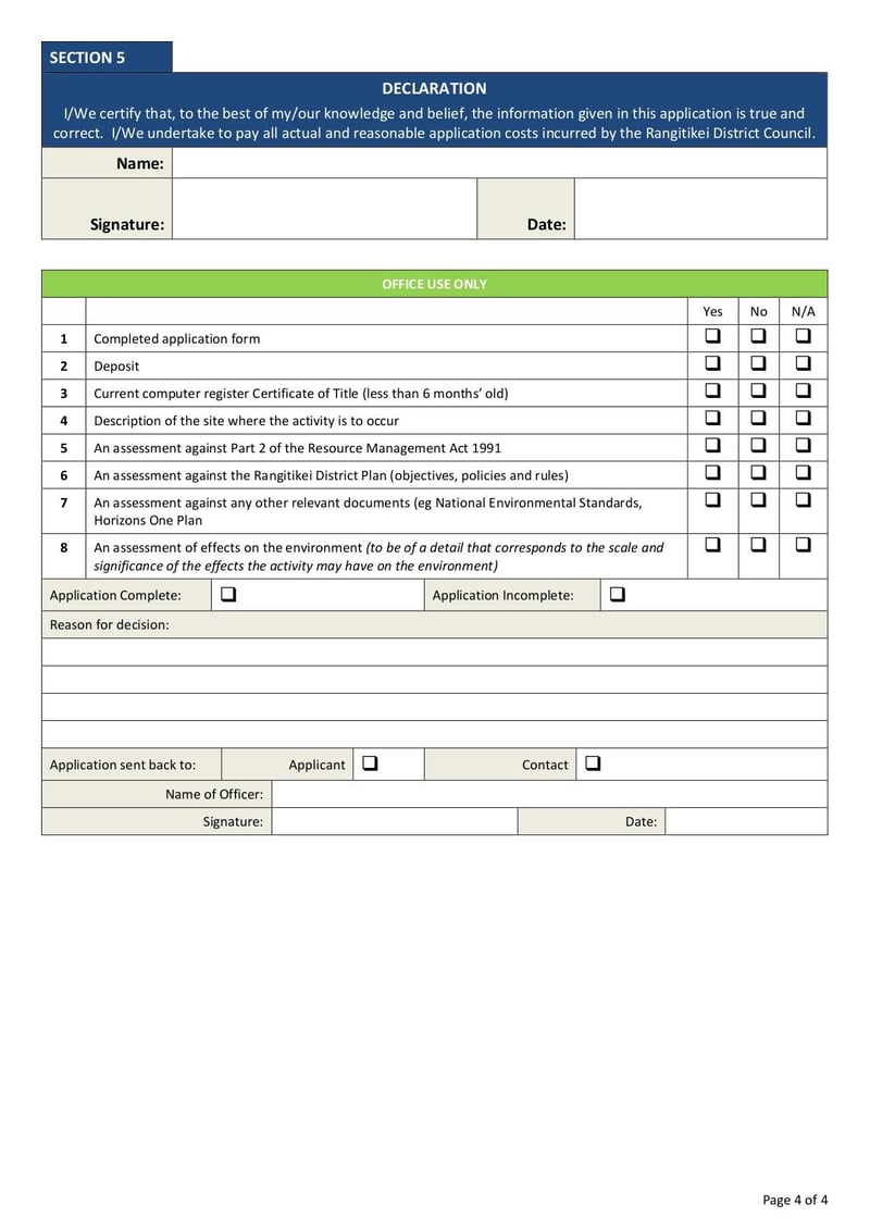 Large thumbnail of Application for Change and or Cancellation of Conditions of Resource Consent - Jan 2019