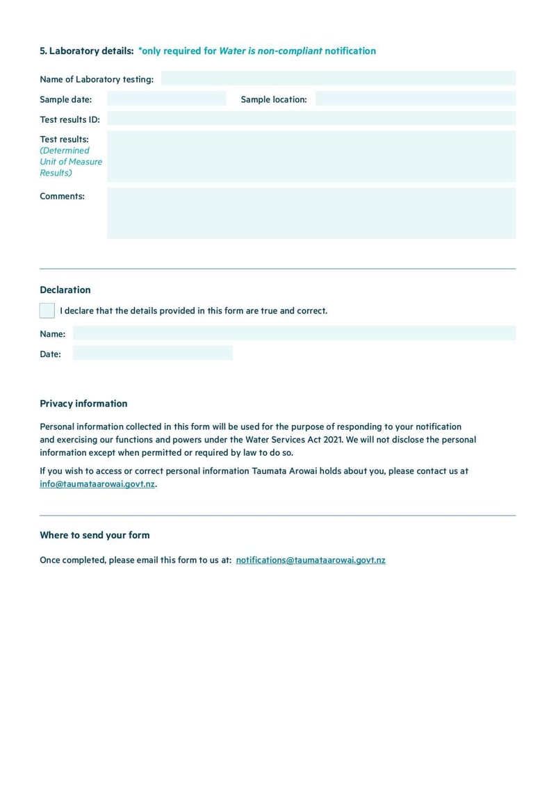 Large thumbnail of Notification Form Risk to Drinking Water Safety or Supply - Nov 2021