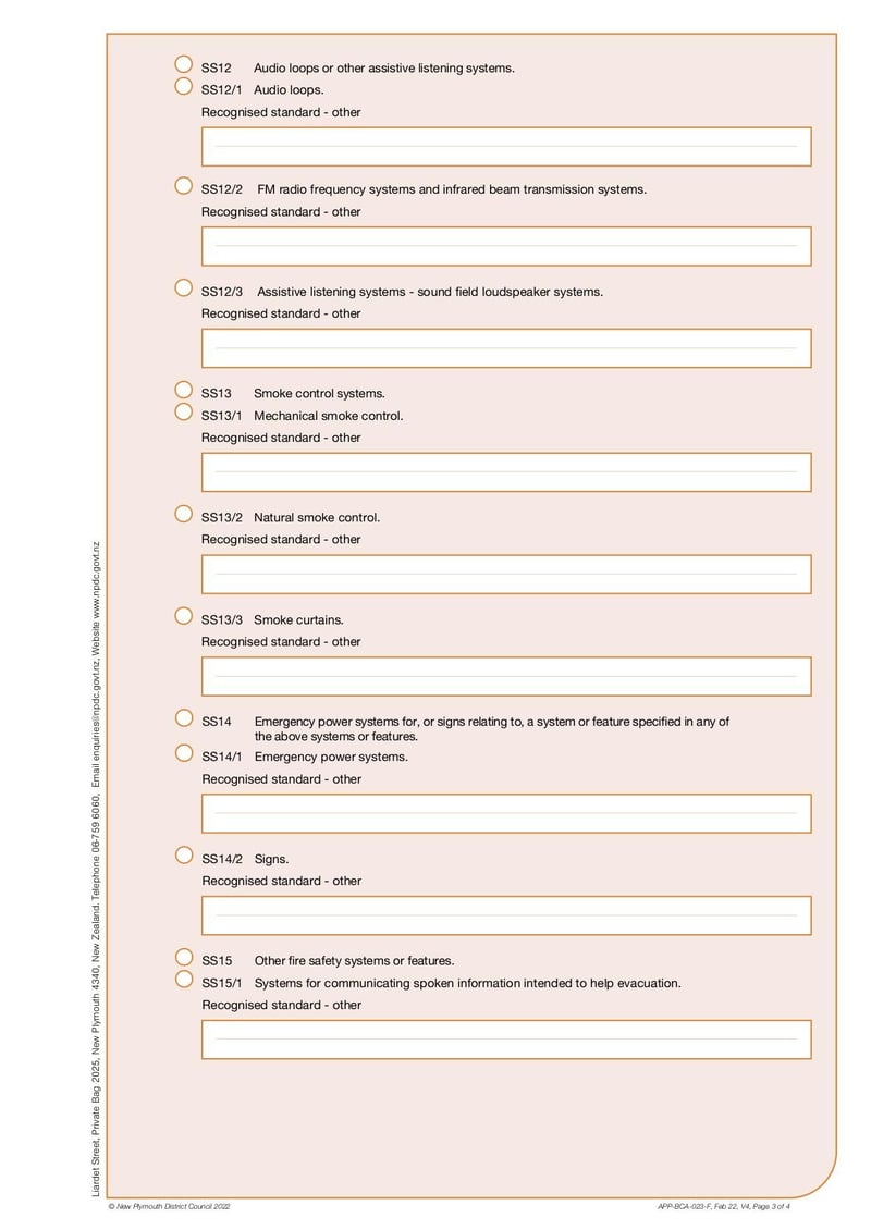 Large thumbnail of Specified System Performance Standards App Bca 023 F V4 - Feb 2022