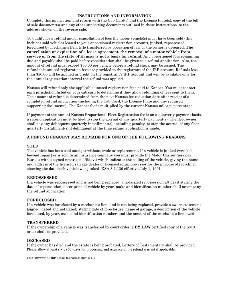 Large thumbnail of Form CMV-105