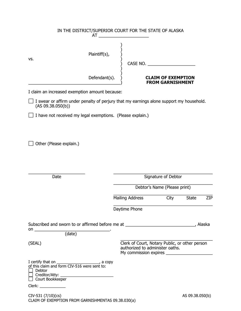 Large thumbnail of Form CIV-531