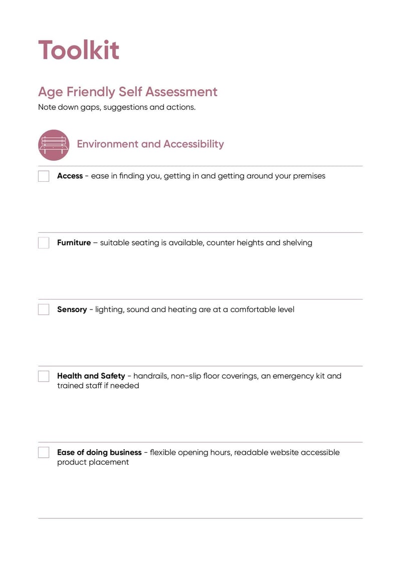 Large thumbnail of Becoming an Age Friendly Business Self Assessment Toolkit - Sep 2021