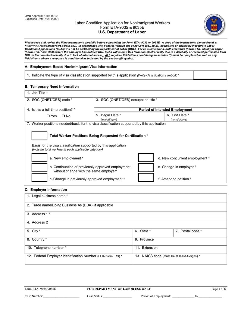 Large thumbnail of ETA Form 9035 - Nov 2018