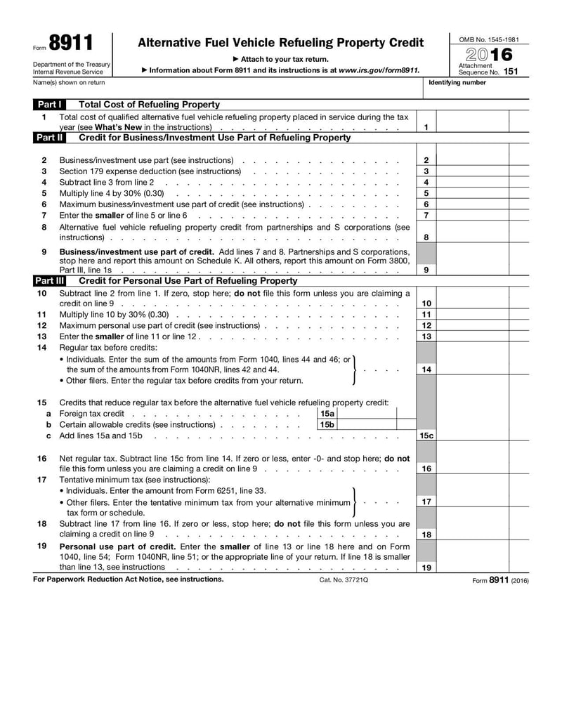Large thumbnail of Form 8911 - Dec 2016