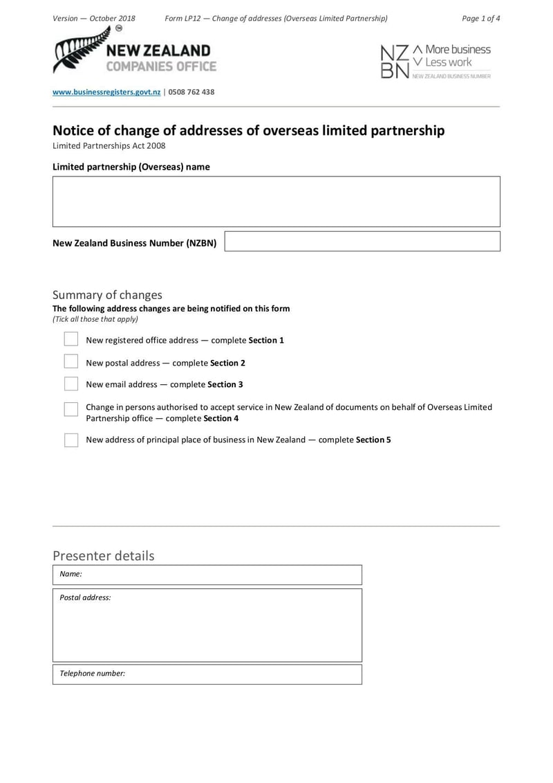 Large thumbnail of Form LP12 - Dec 2018