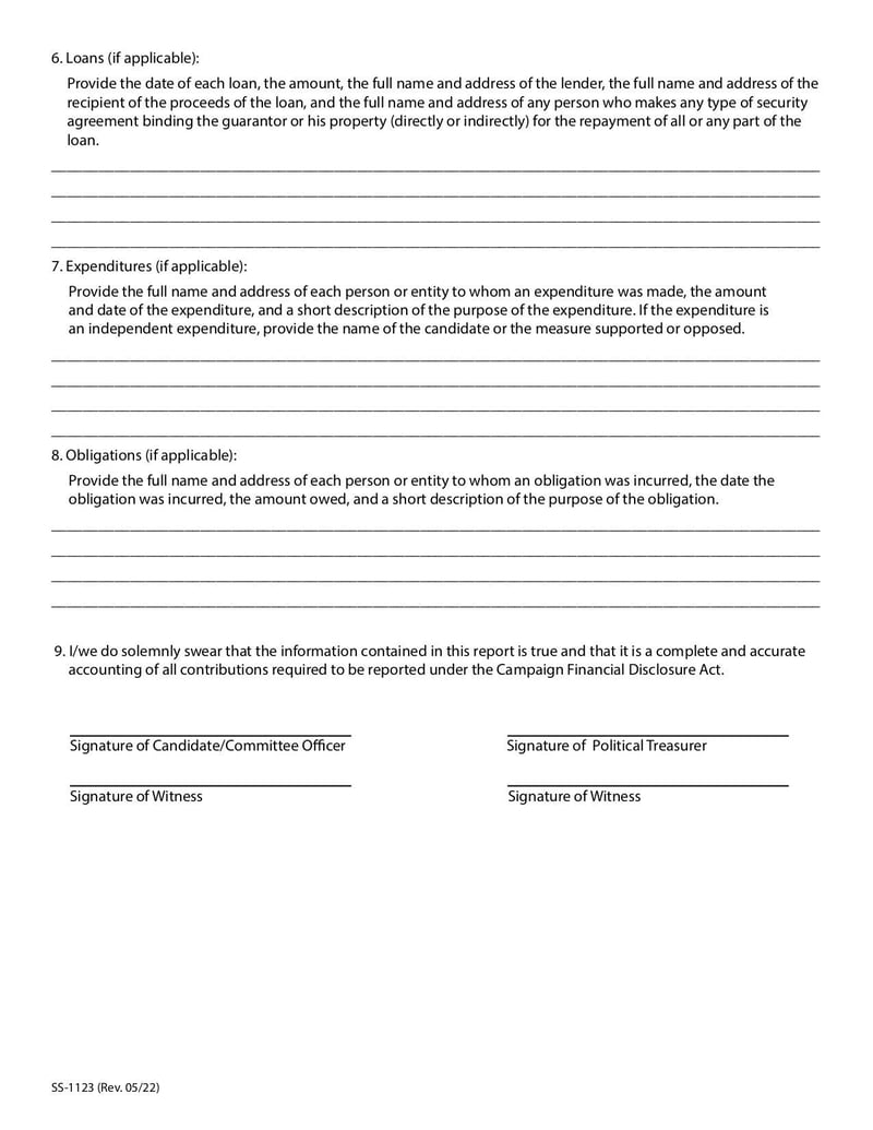 Large thumbnail of Form SS-1123 - Jun 2022