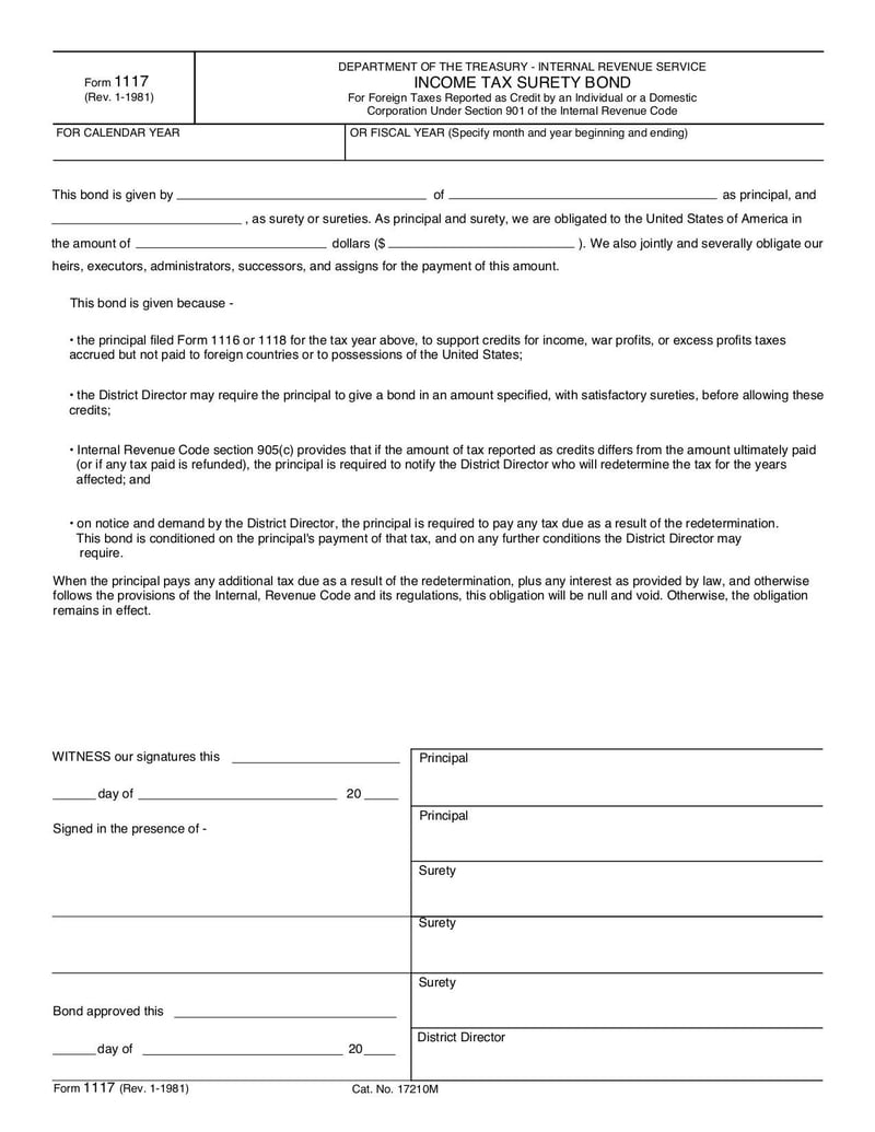 Large thumbnail of Form 1117 - Jun 2006