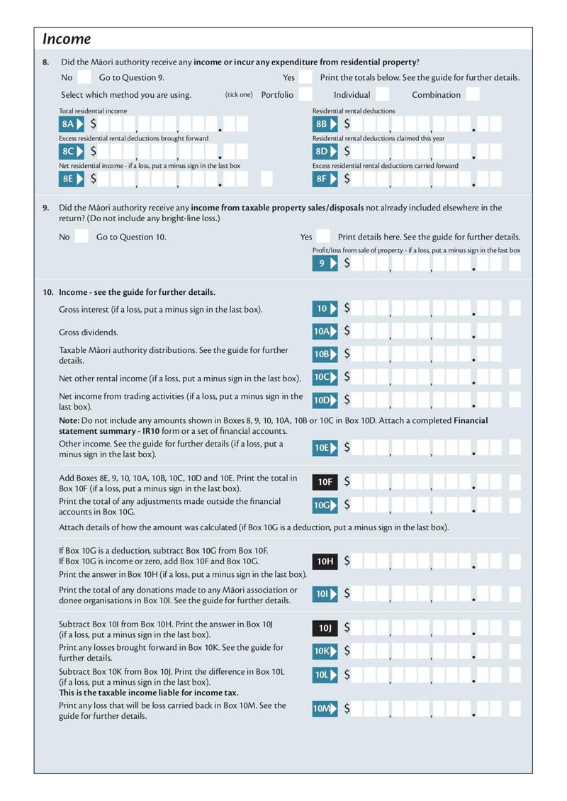Large thumbnail of Form IR8 - Mar 2021