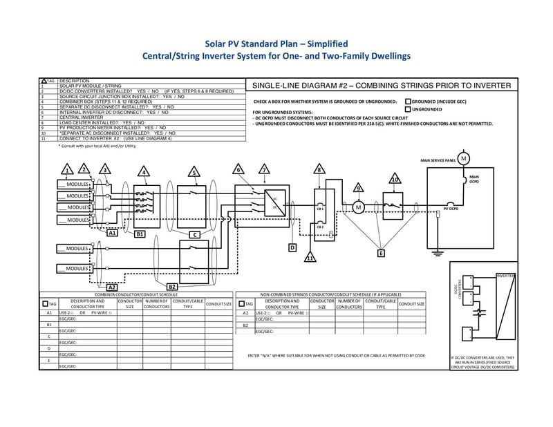 Large thumbnail of Simplified Solar PV Standard Plan Central/String Inverter Systems for One- and Two-Family Dwellings - Oct 2015