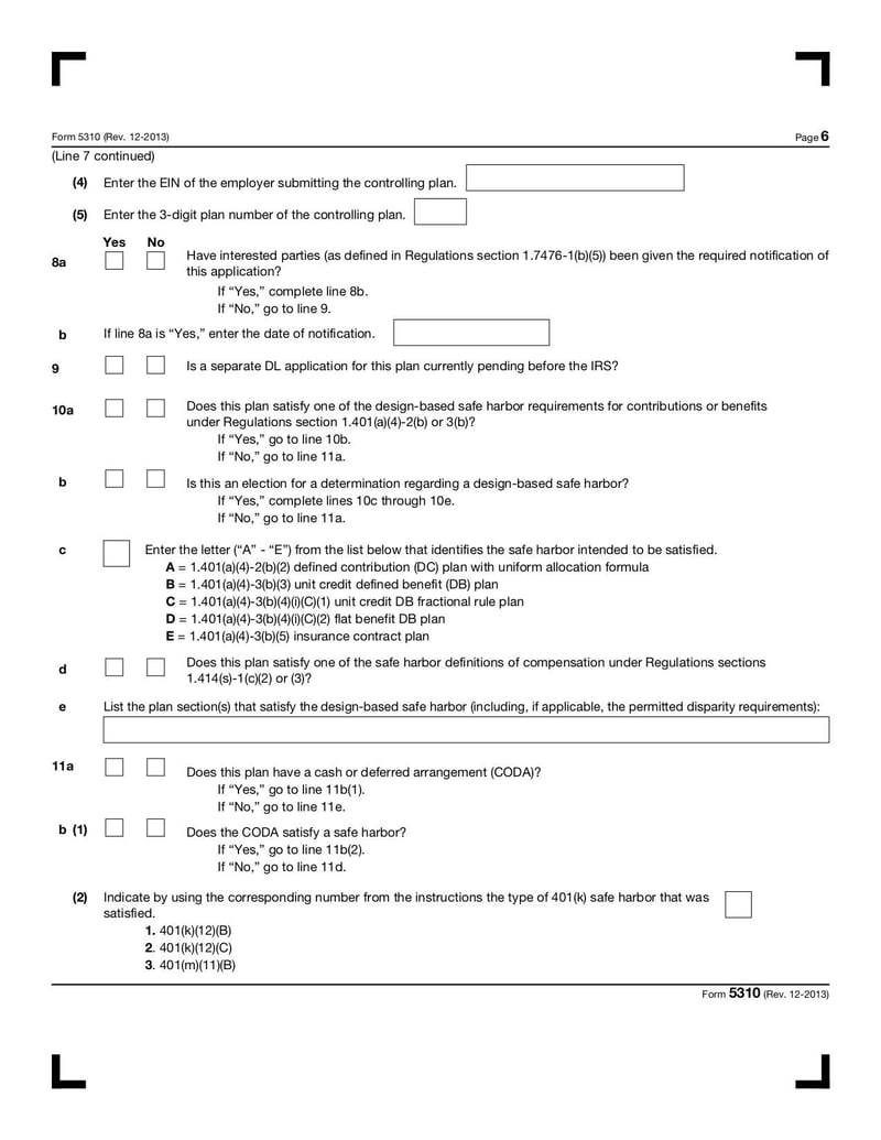 Large thumbnail of Form 5310 - Dec 2013