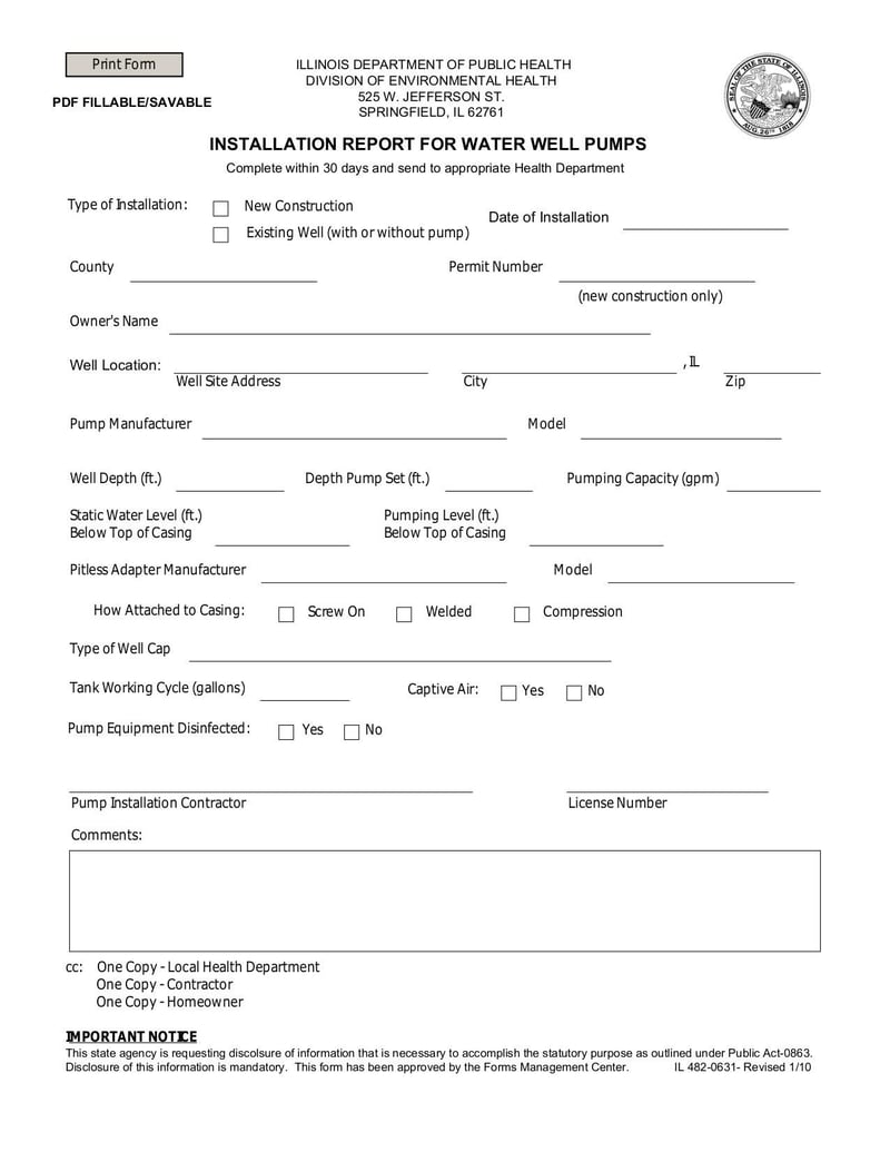 Large thumbnail of Installation Report for Water Well Pumps - Jul 2011
