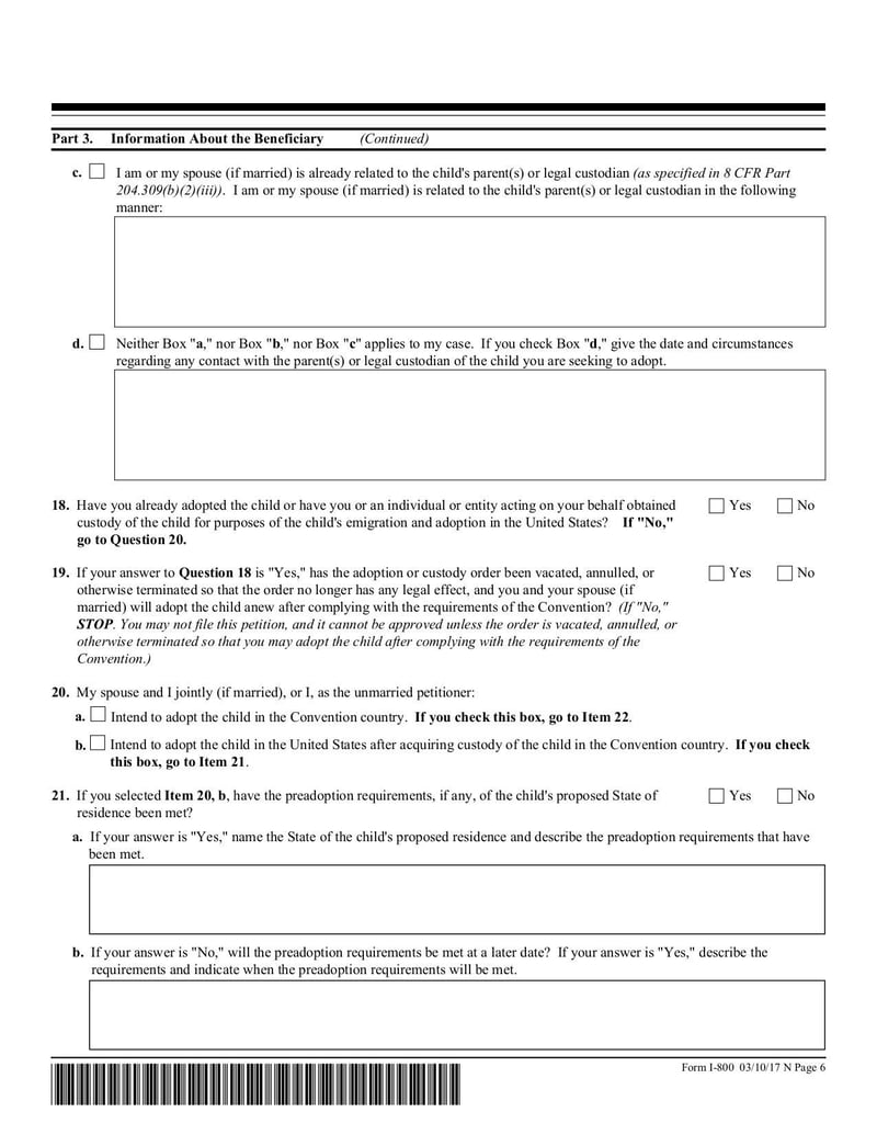 Large thumbnail of Form I-800 - Mar 2017