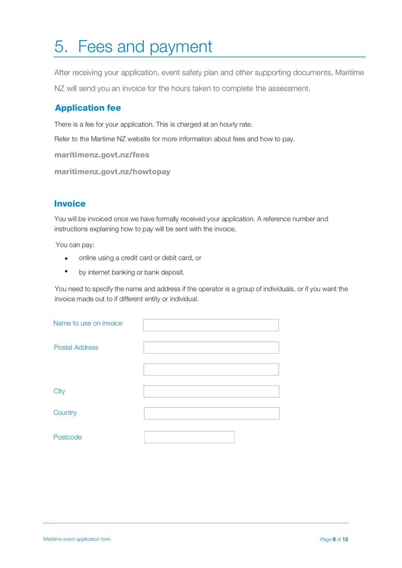 Large thumbnail of Maritime Event Application Form - Dec 2019