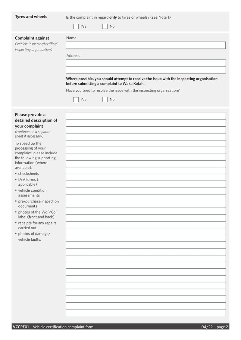 Large thumbnail of Form VCCPF01 - Apr 2022