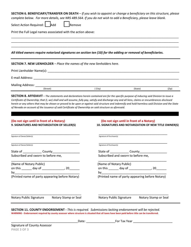 Large thumbnail of Form TL-100 (B)