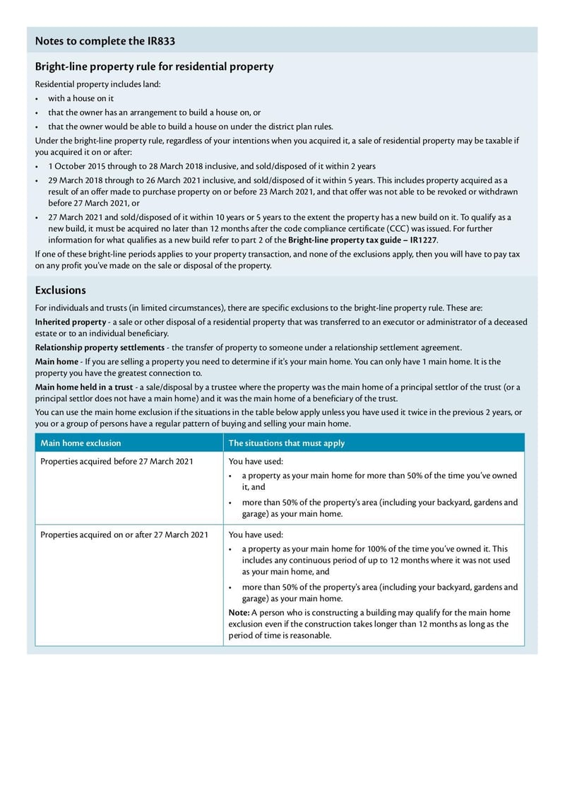 Large thumbnail of Form IR833 - Jun 2022