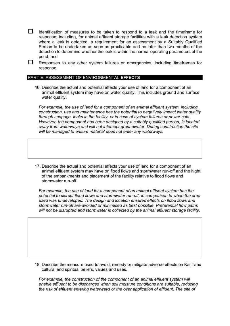 Large thumbnail of Form 29 Use of Land for the Construction Use and Maintenance of a Component of an Animal Effluent System - Jun 2022