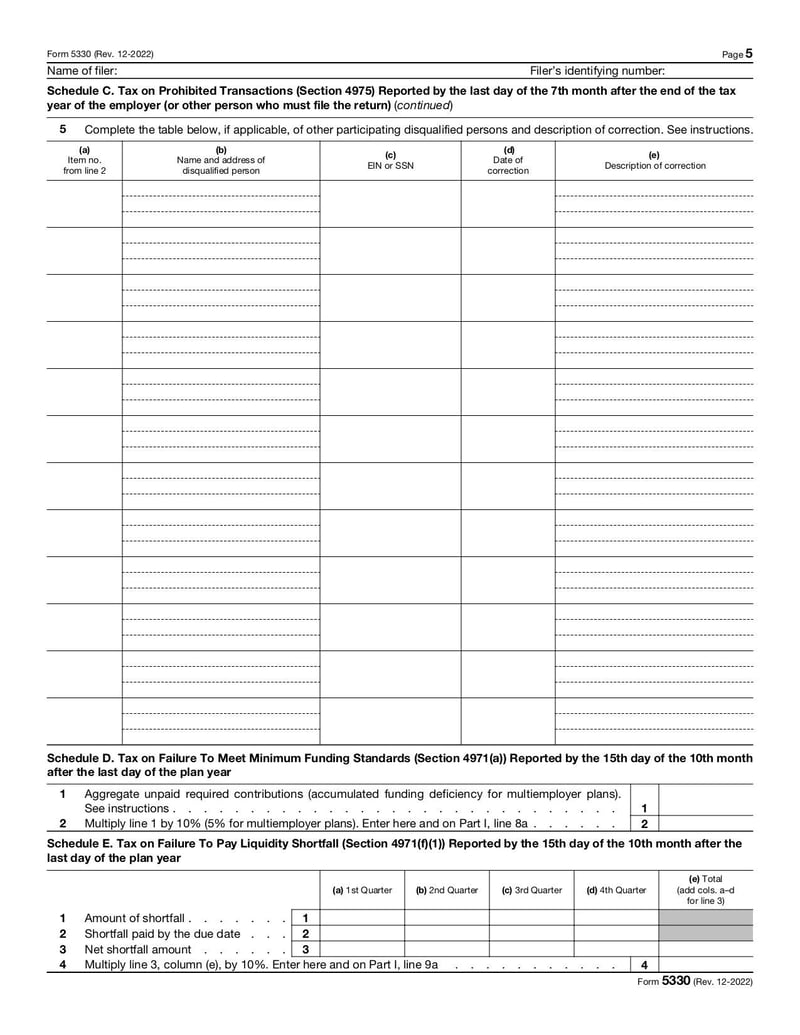 Large thumbnail of Form 5330 - Dec 2022