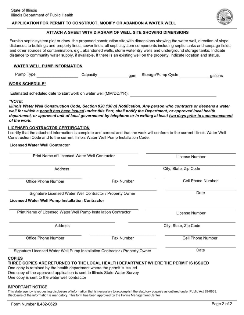 Large thumbnail of Application for Permit to Construct, Modify or Abandon a Water Well - Feb 2011