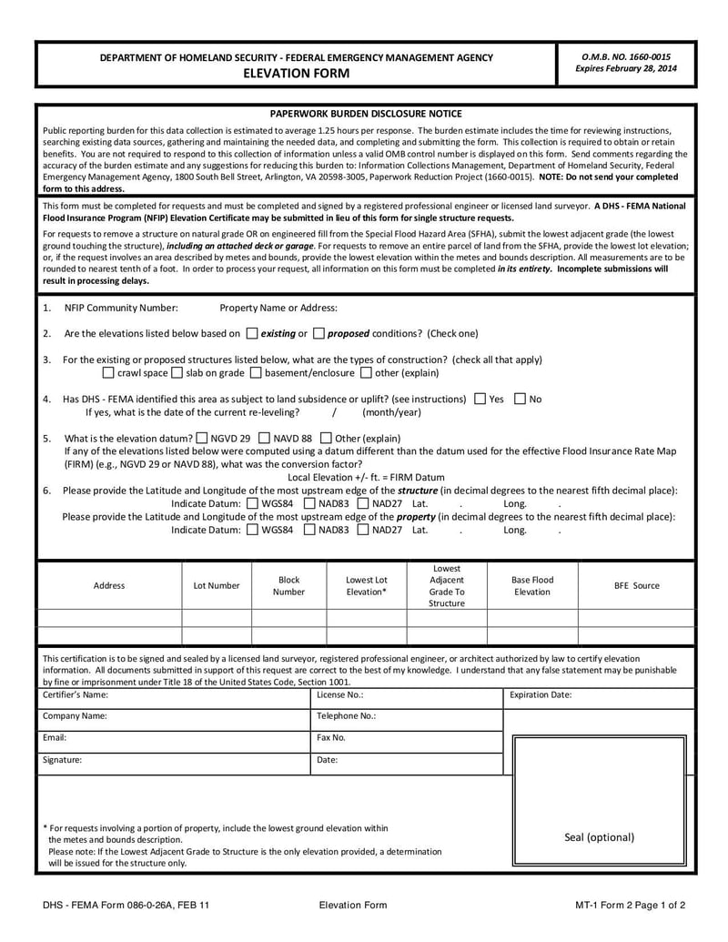 Large thumbnail of Property Information Form - Dec 2016