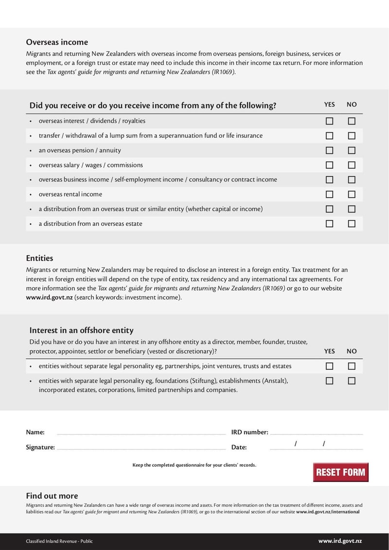 Large thumbnail of Form IR995 - Apr 2016