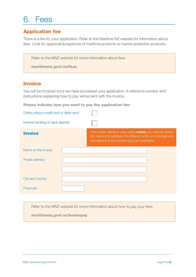 Large thumbnail of Safety Equipment Approval Form - Jul 2019